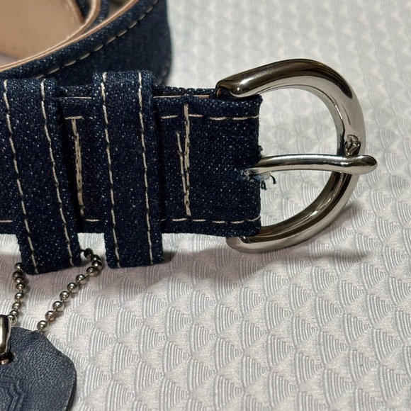Coach vintage denim belt - Picture 2 of 9